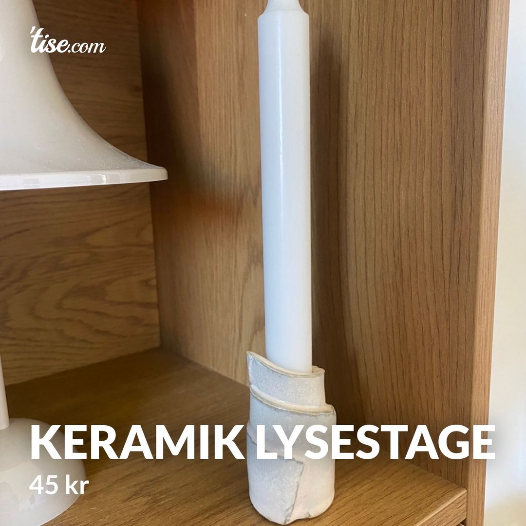 Keramik lysestage