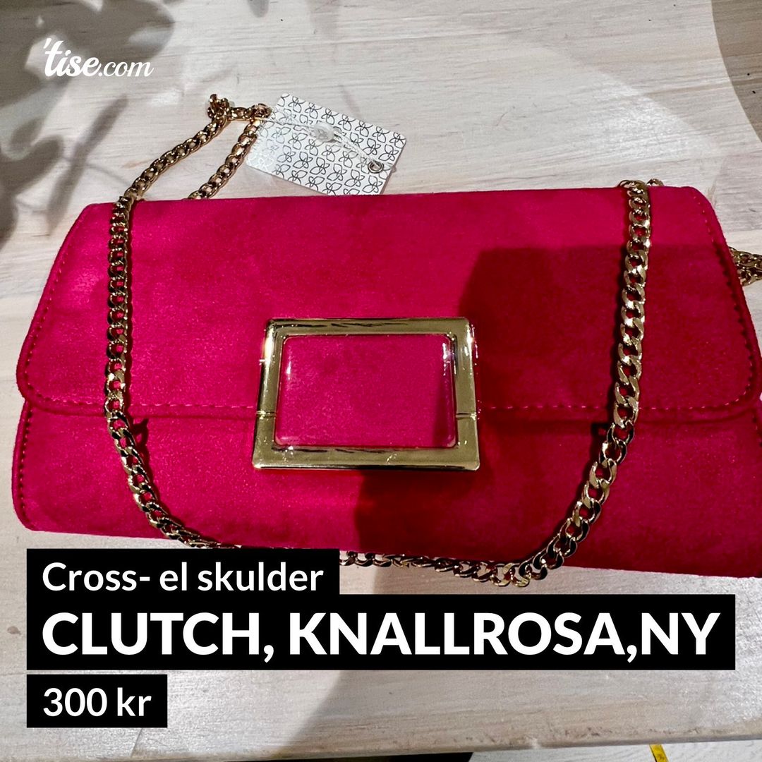 Clutch knallrosany