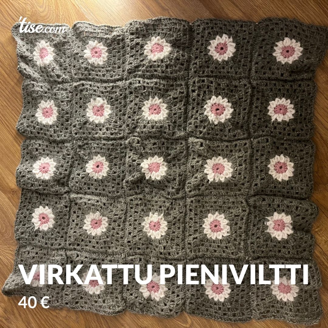 virkattu pieniviltti