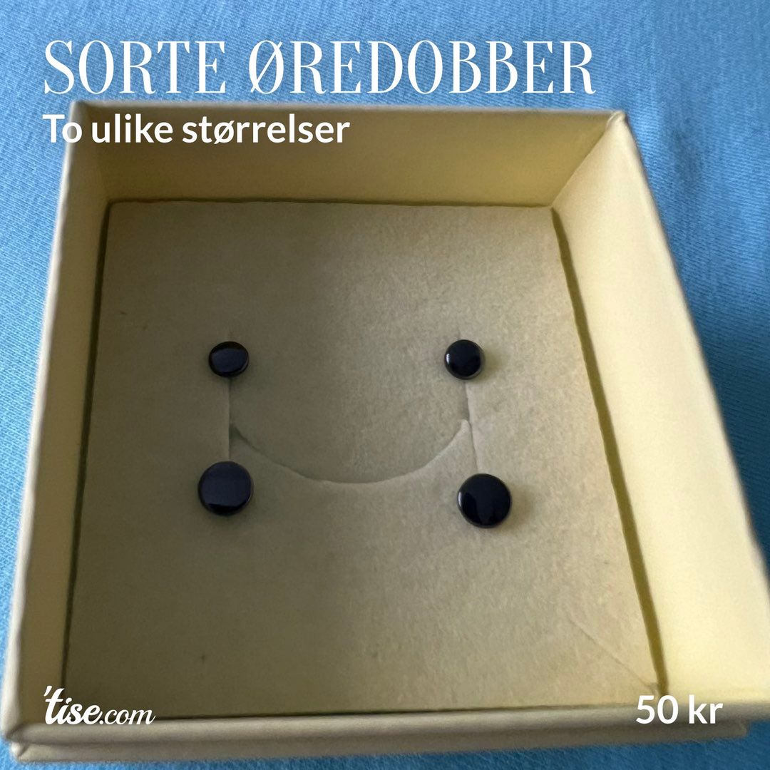 Sorte øredobber