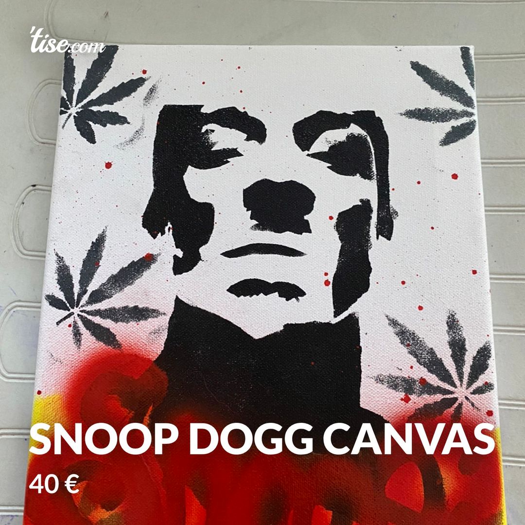 Snoop Dogg canvas