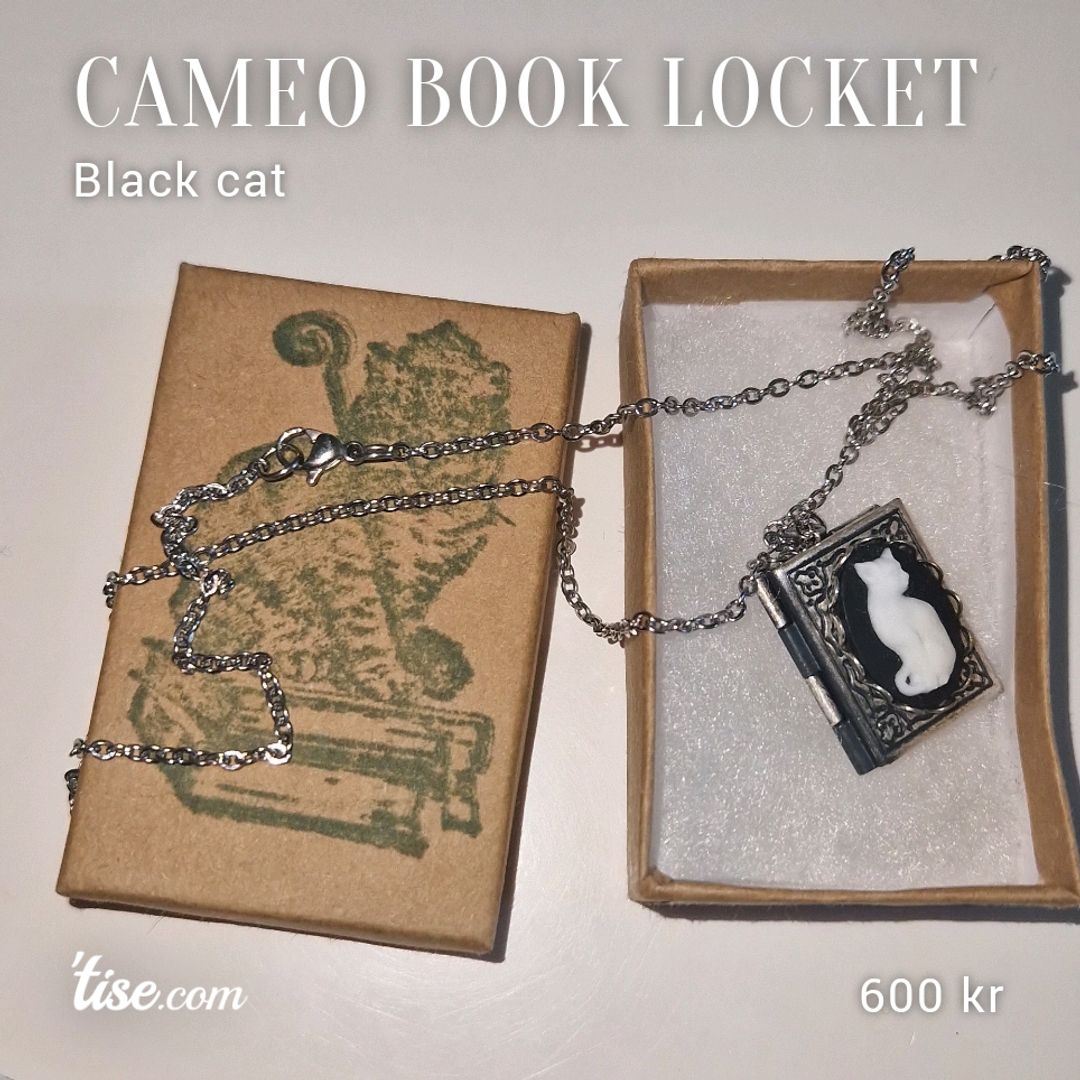 Cameo Book Locket