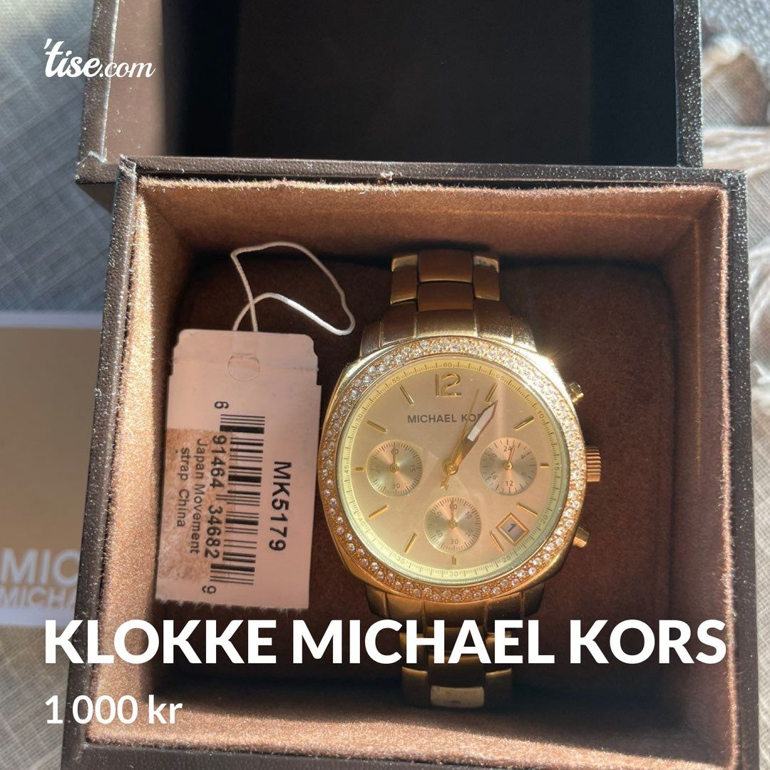 Klokke michael kors