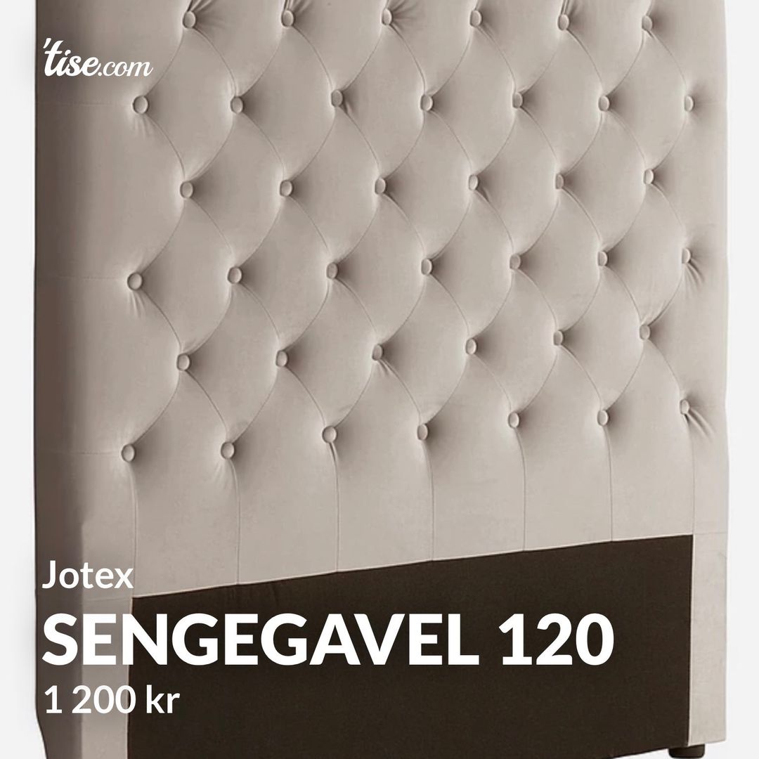 Sengegavel 120