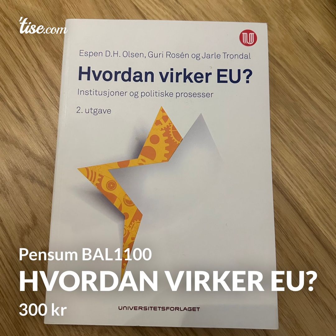 Hvordan virker EU?