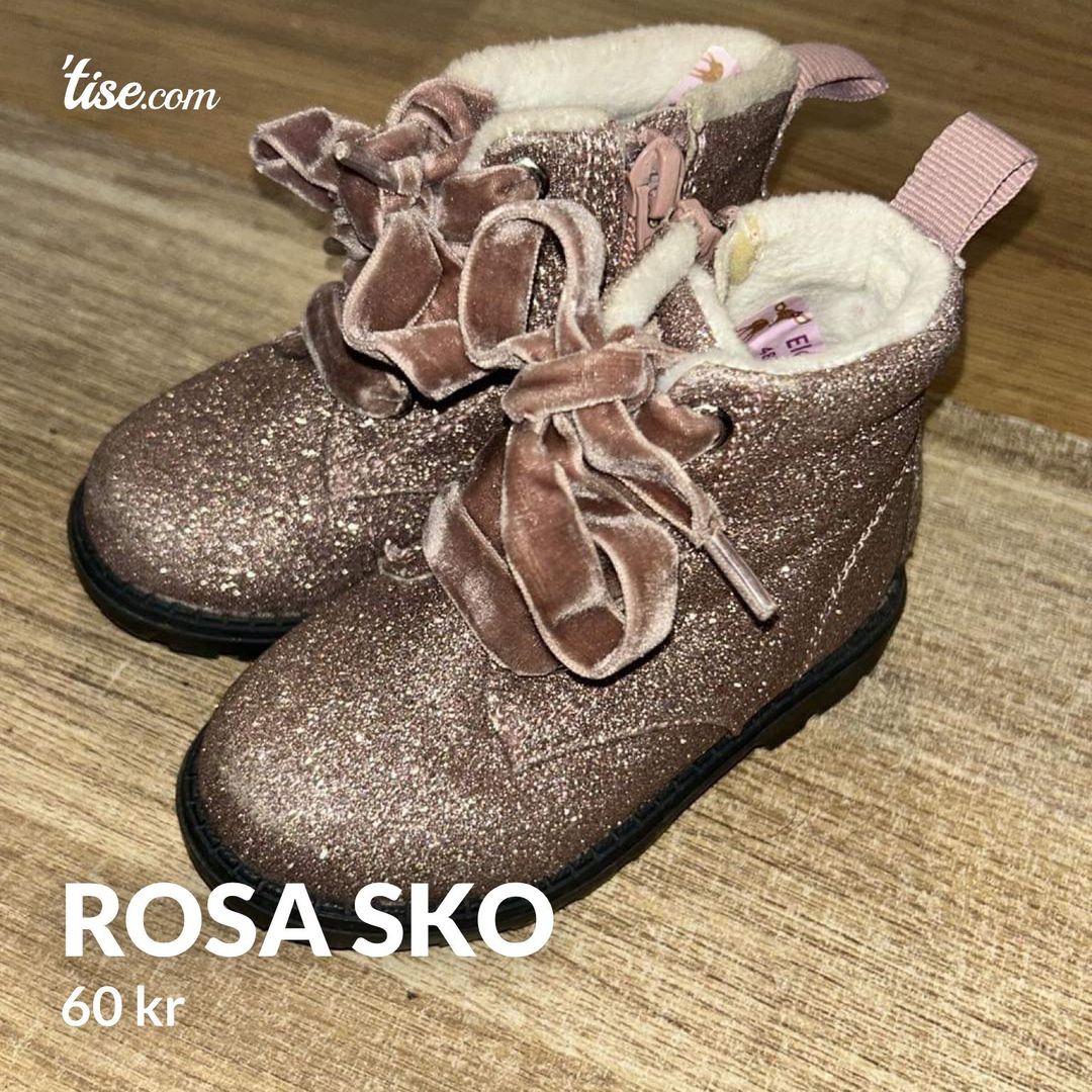 Rosa sko