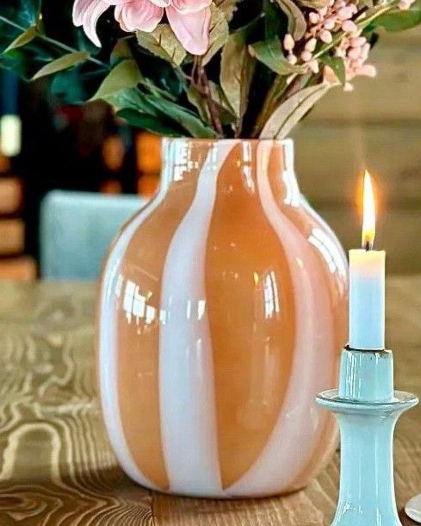 Håndlaget glass vase