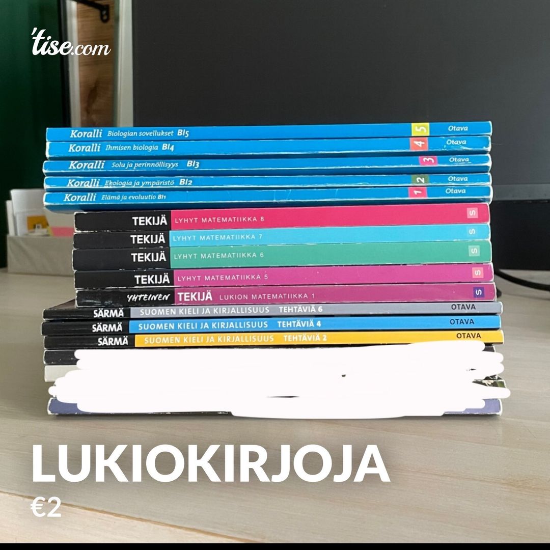 Lukiokirjoja