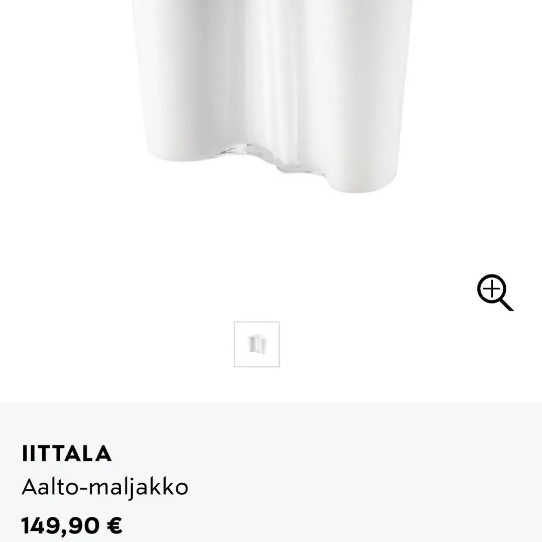 Iittala maljakko