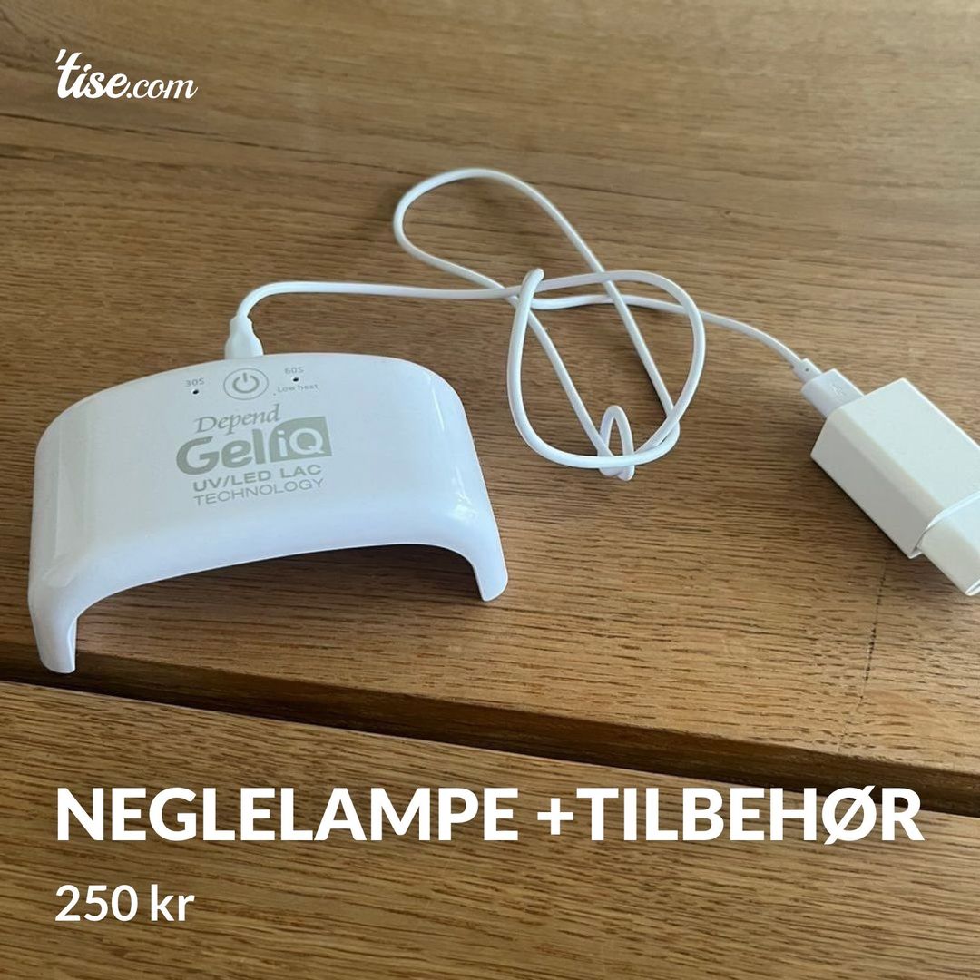 Neglelampe +tilbehør