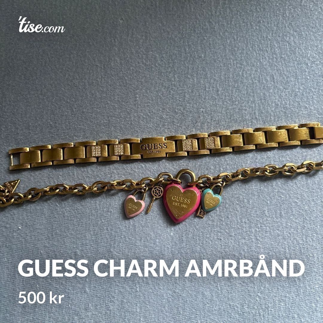 Guess charm amrbånd