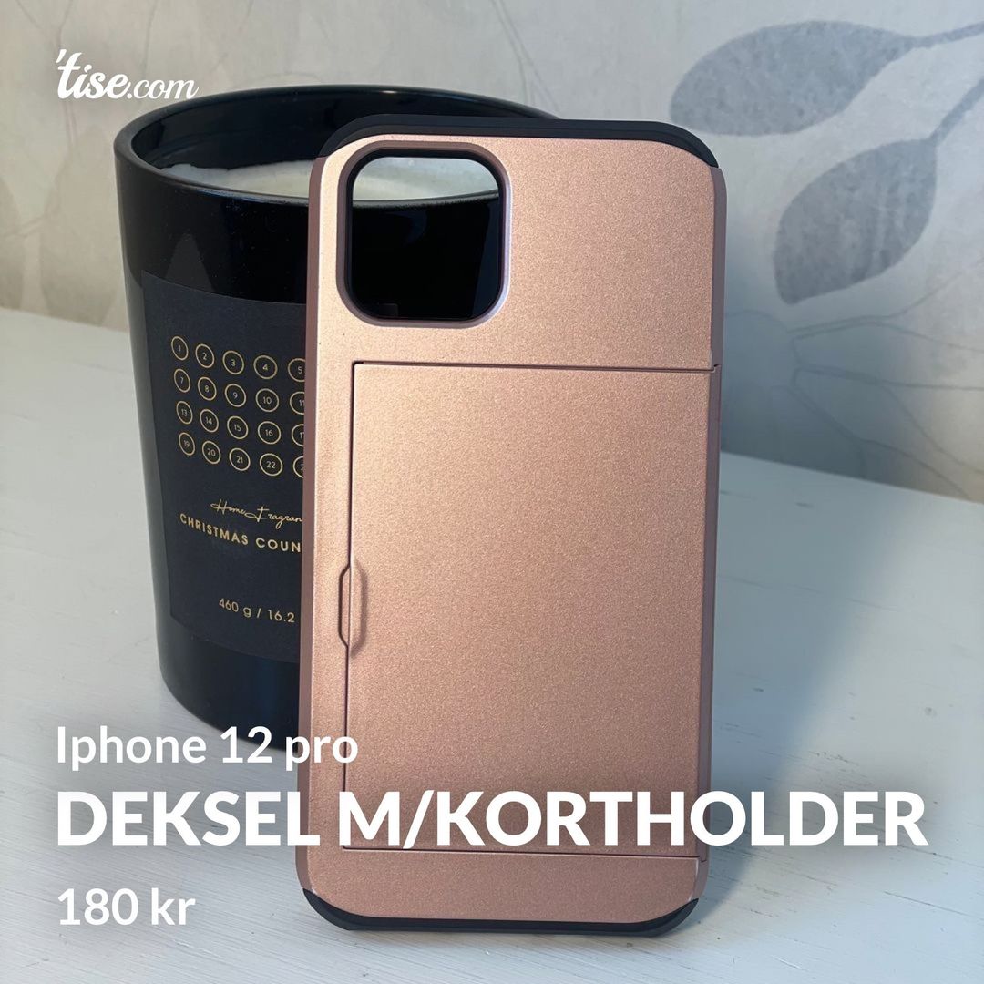 Deksel m/kortholder