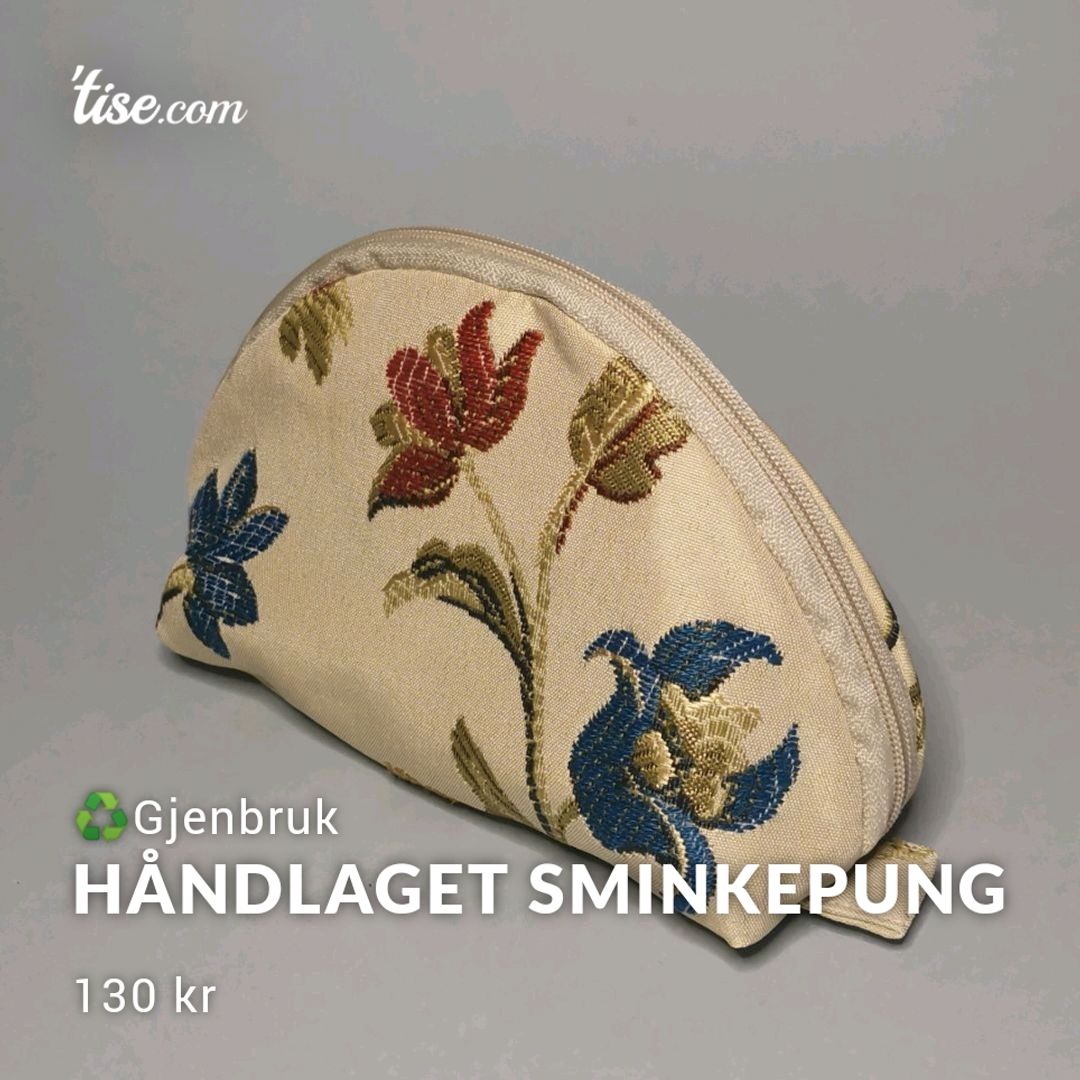 Håndlaget sminkepung