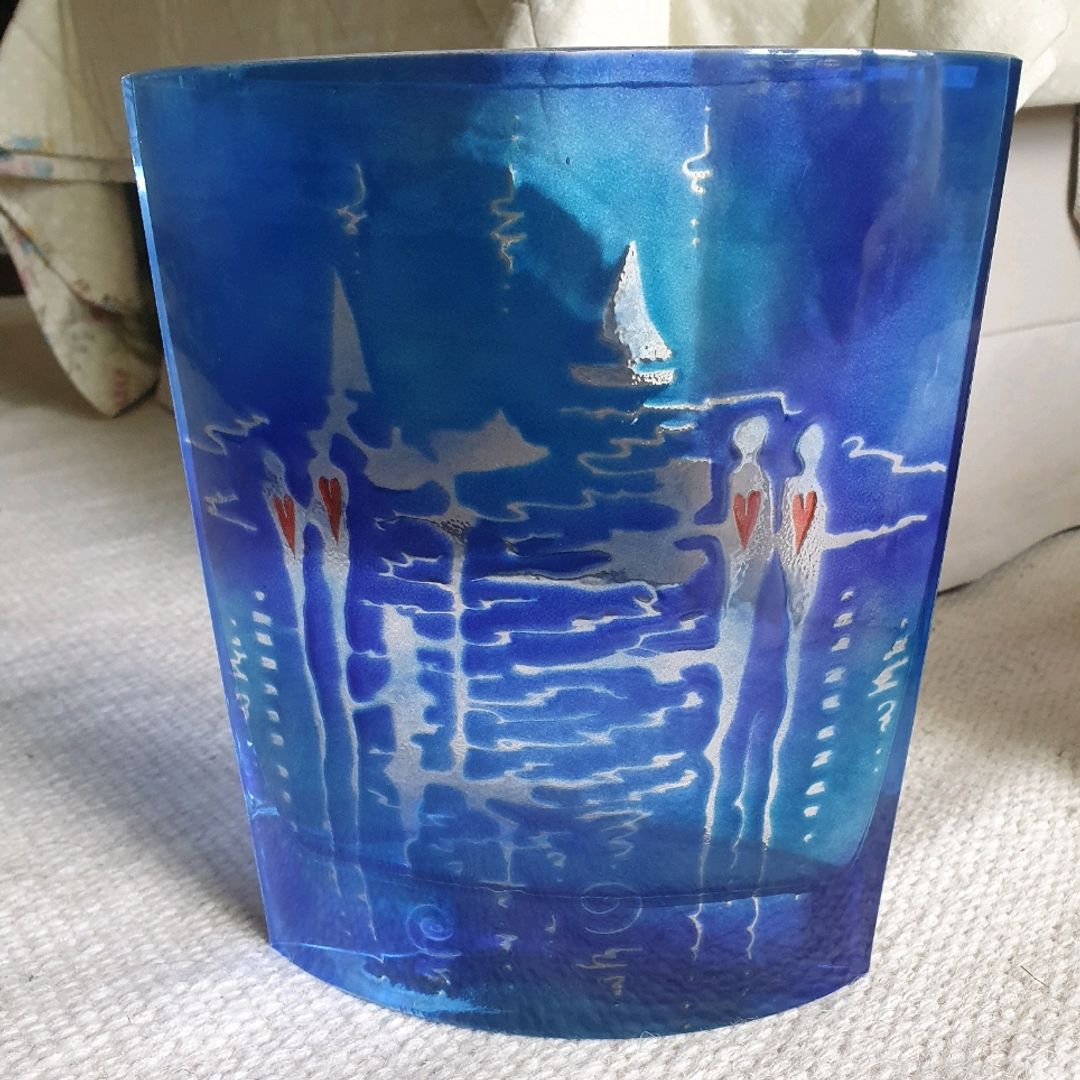 Munnblåst Vase