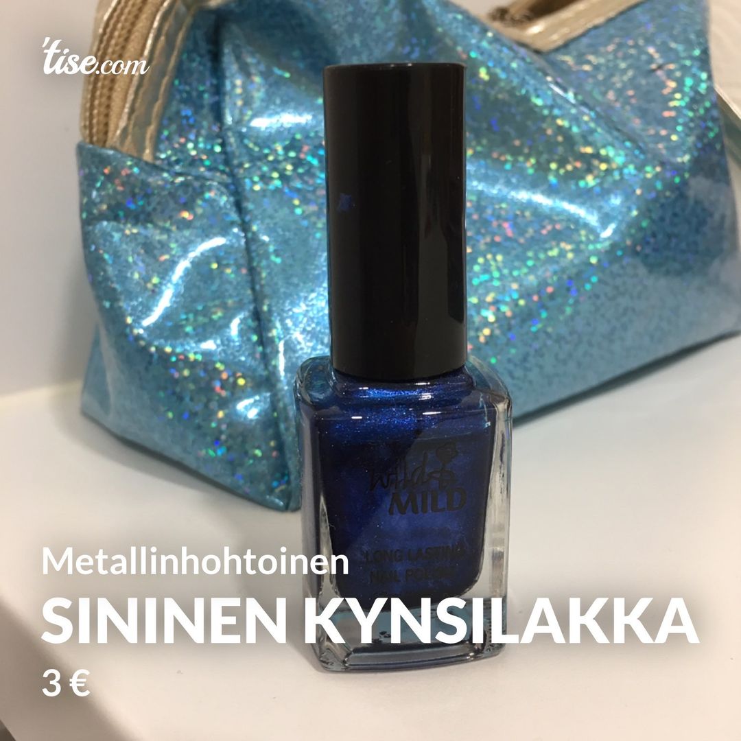 Sininen kynsilakka