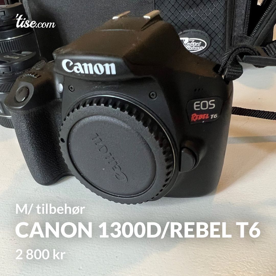 Canon 1300d/rebel t6