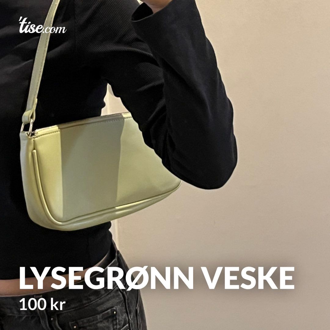 Lysegrønn veske