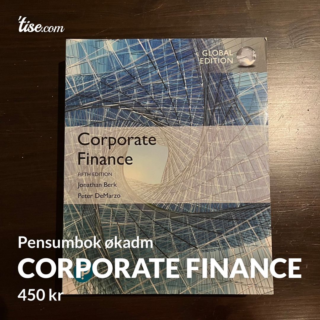 Corporate finance