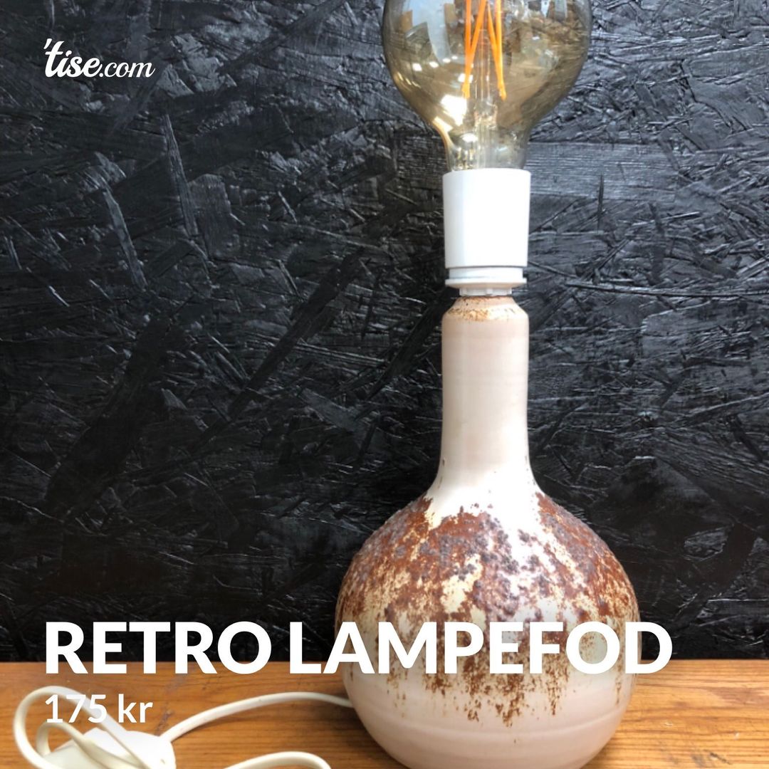 Retro lampefod