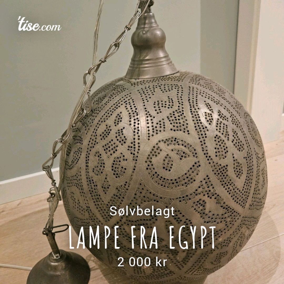 Lampe Fra Egypt