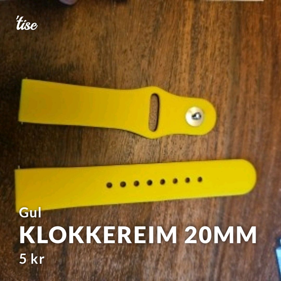 Klokkereim 20mm