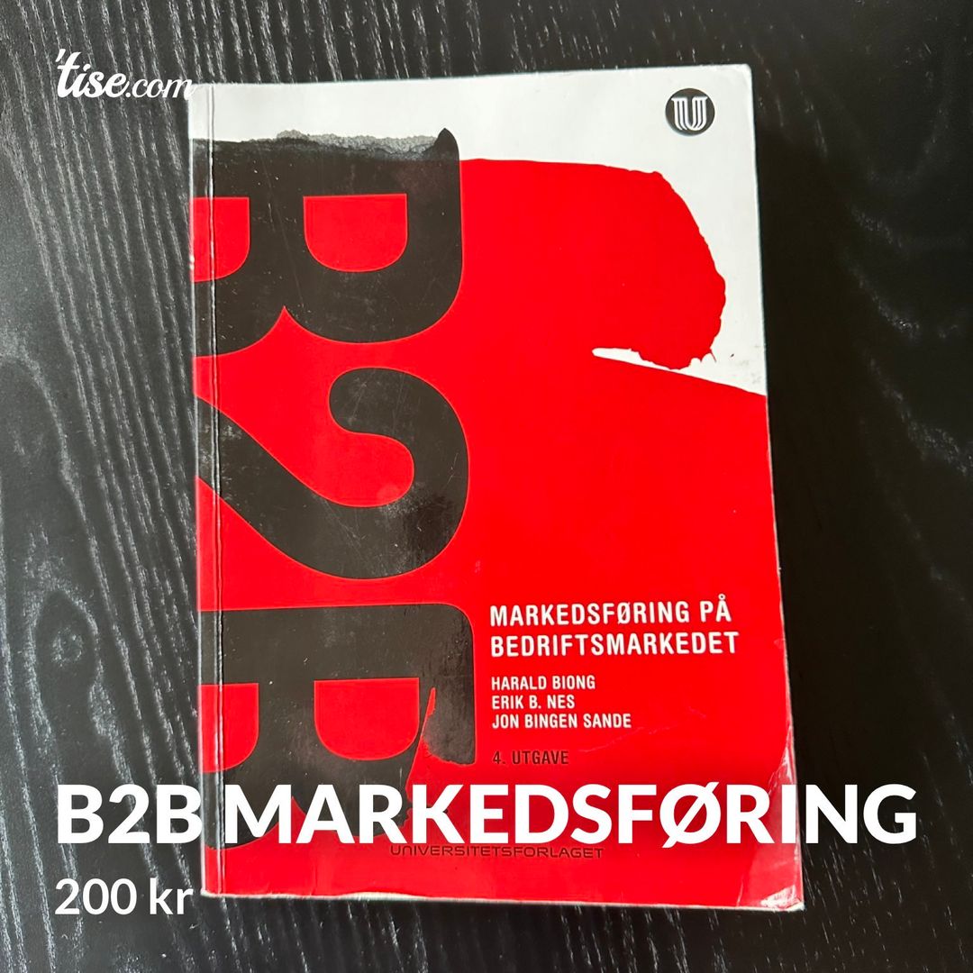 B2B markedsføring