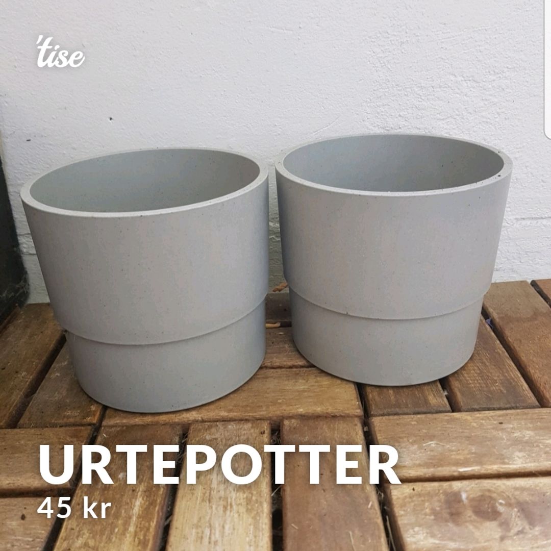 Urtepotter