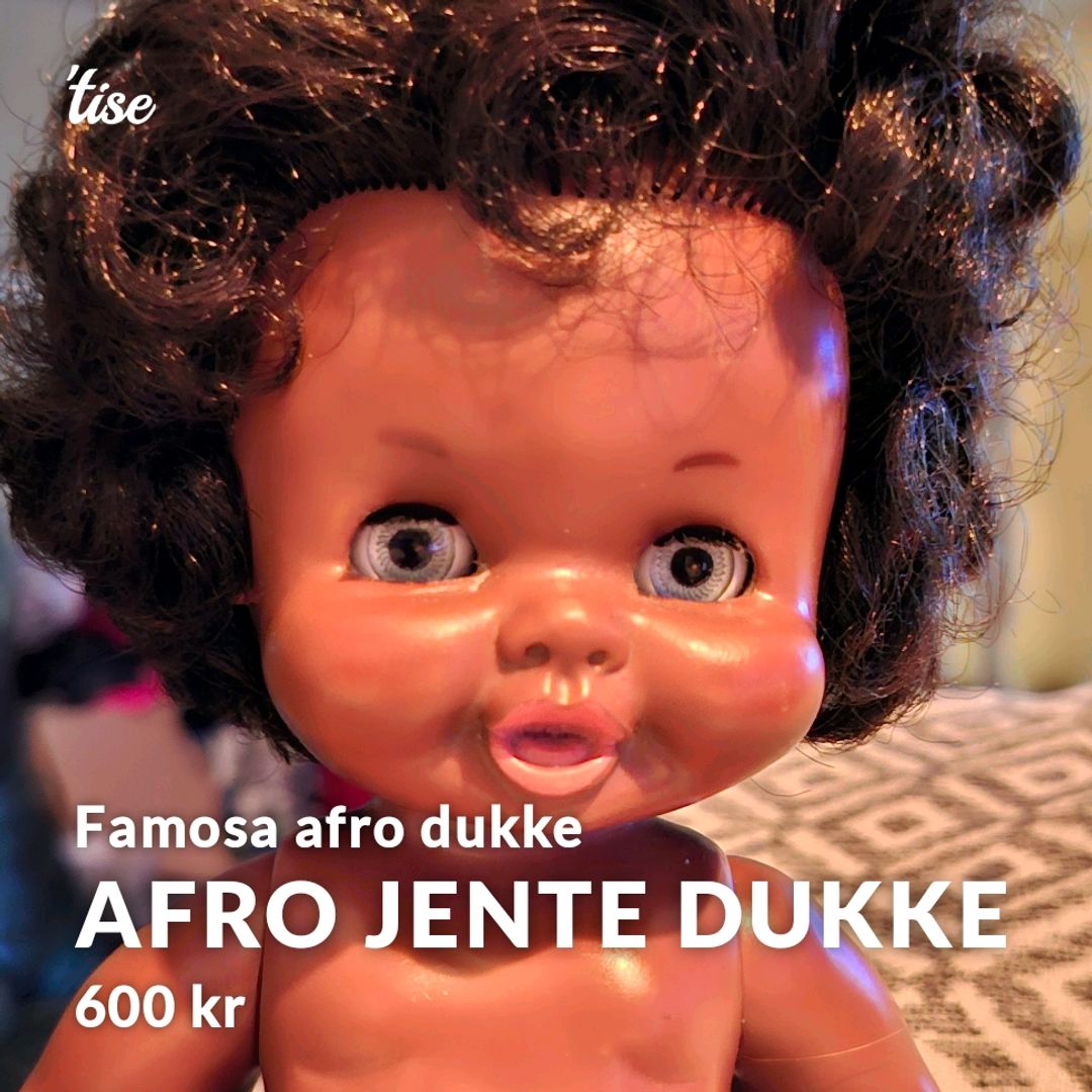 Afro Jente Dukke