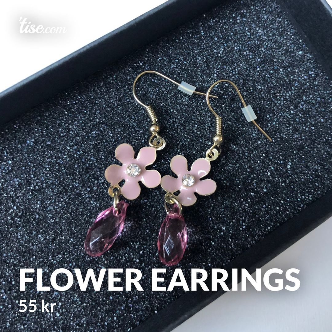 Flower earrings