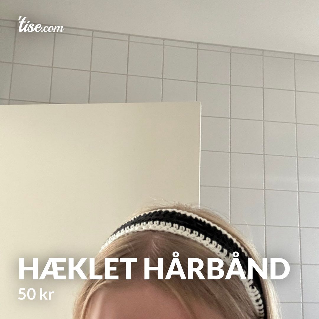 Hæklet hårbånd