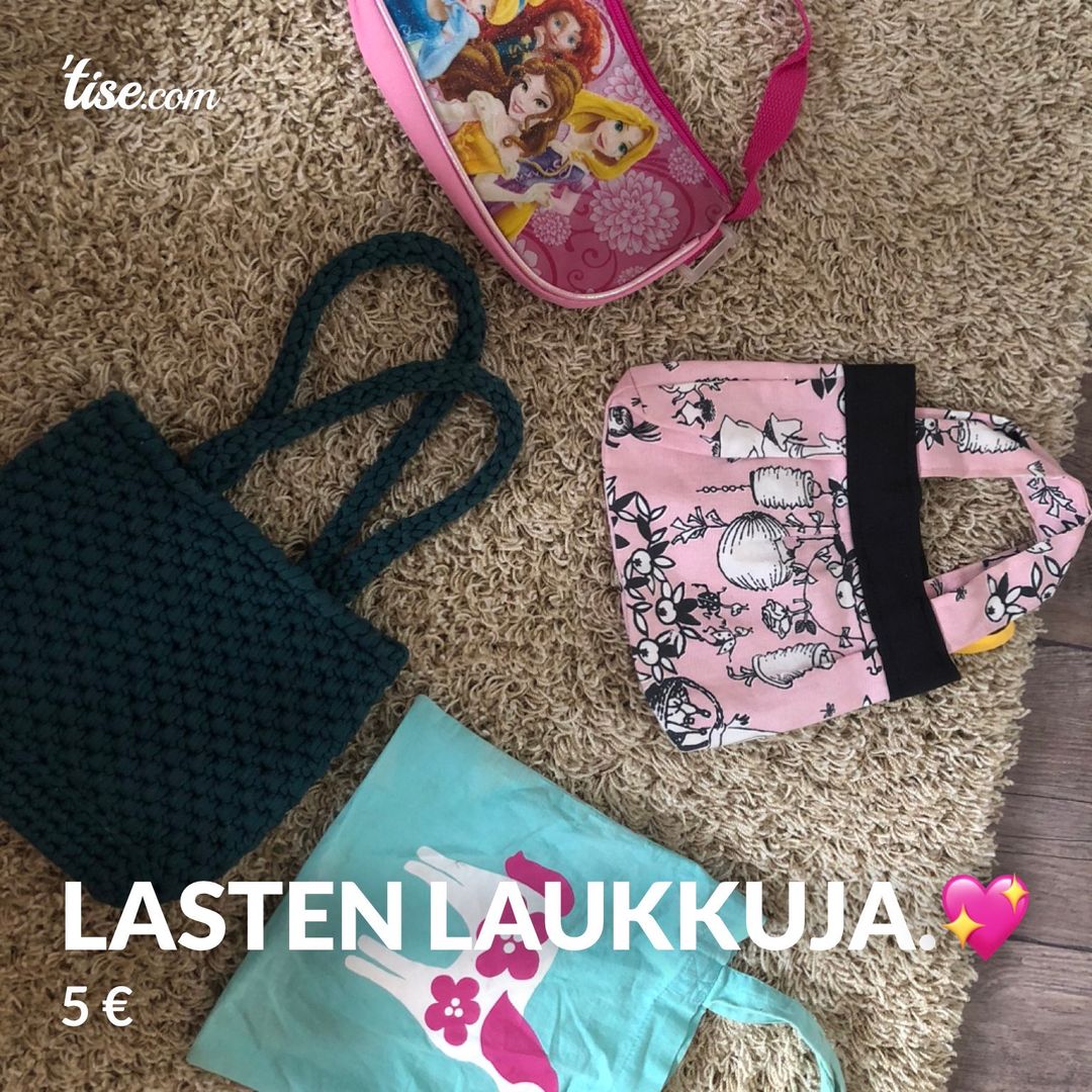 Lasten laukkuja.💖