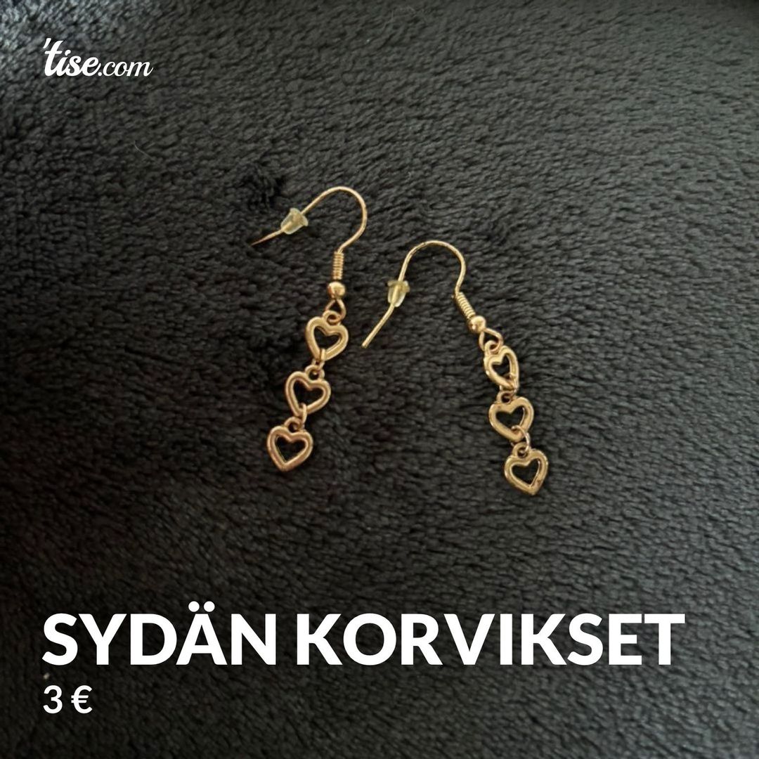 sydän korvikset