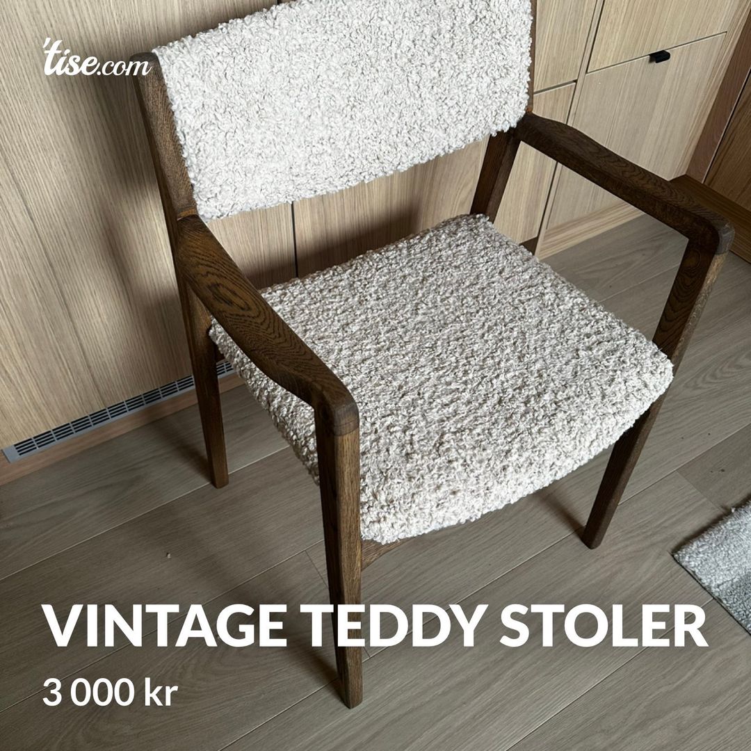 Vintage teddy stoler