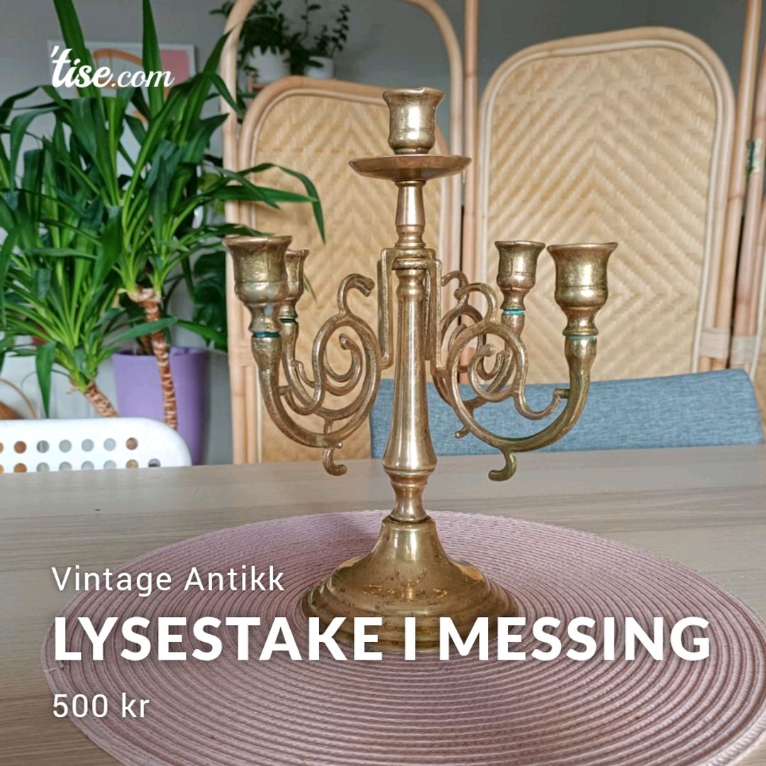 Lysestake I Messing