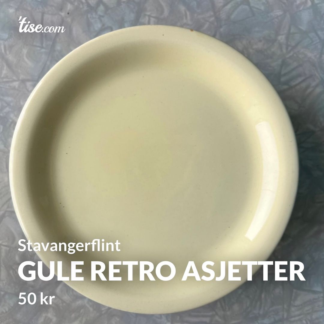 Gule retro asjetter