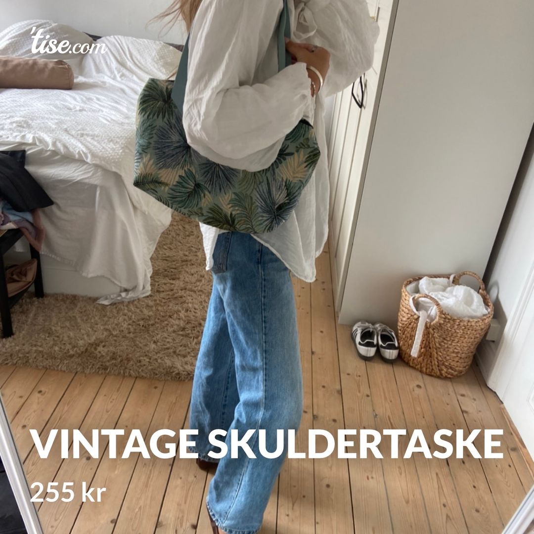 Vintage skuldertaske