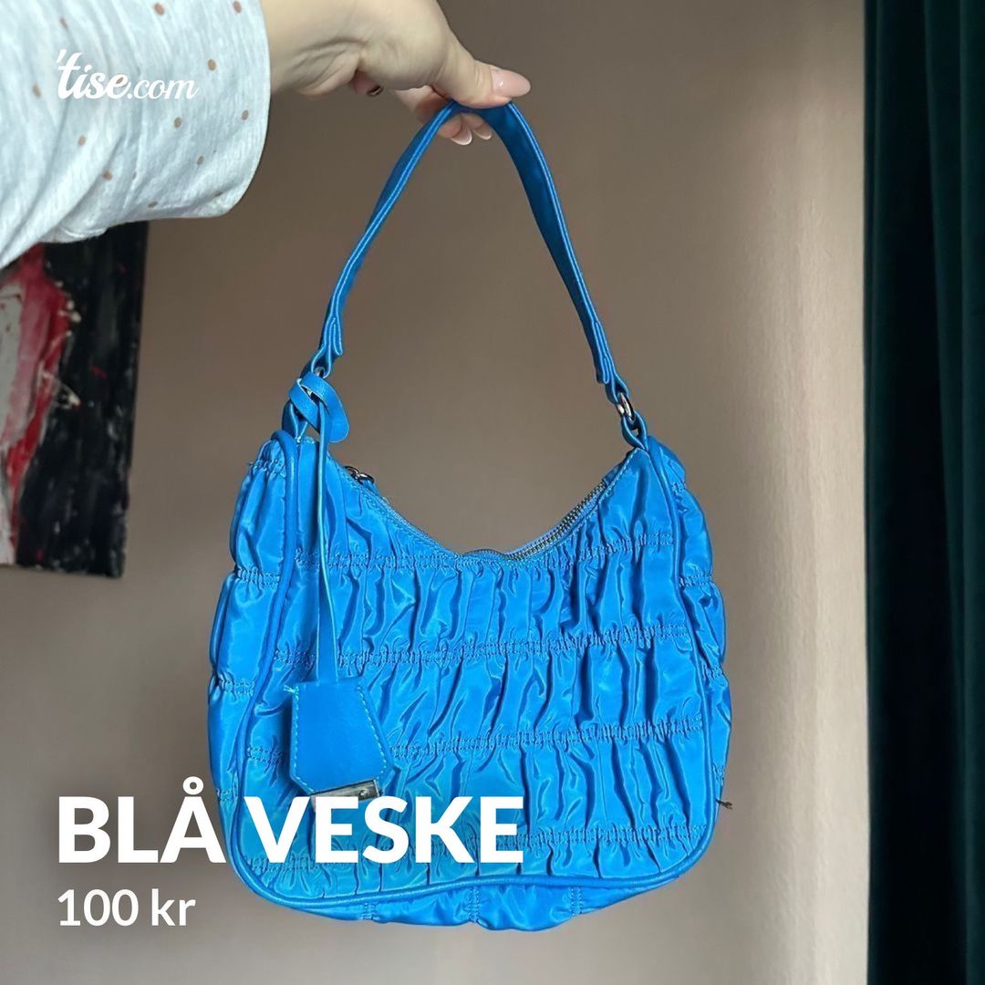 Blå veske