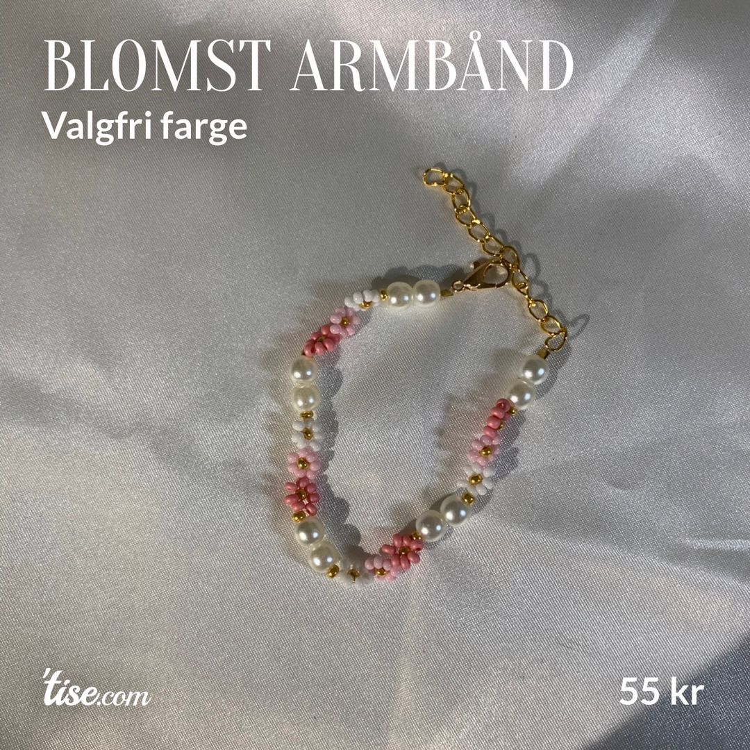 Blomst armbånd