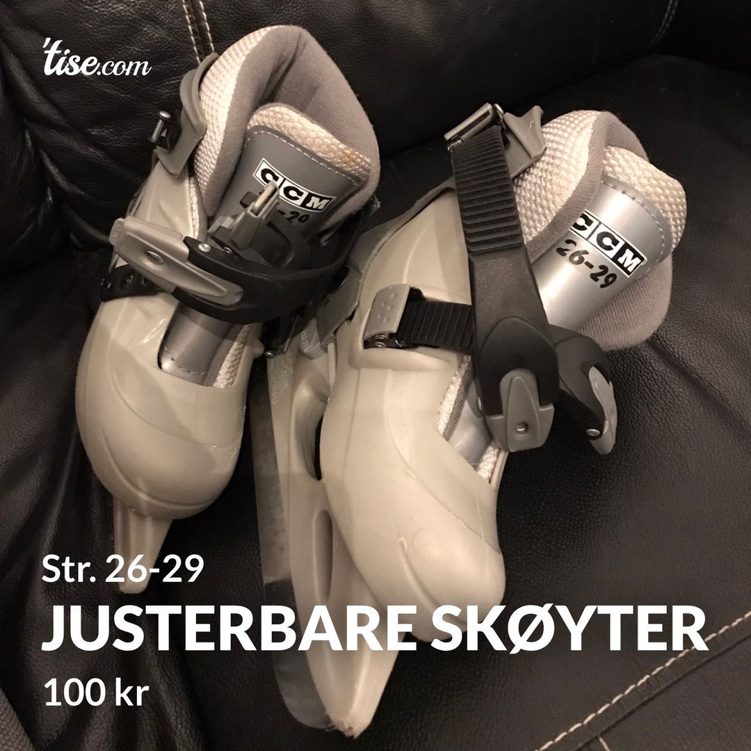 Justerbare skøyter