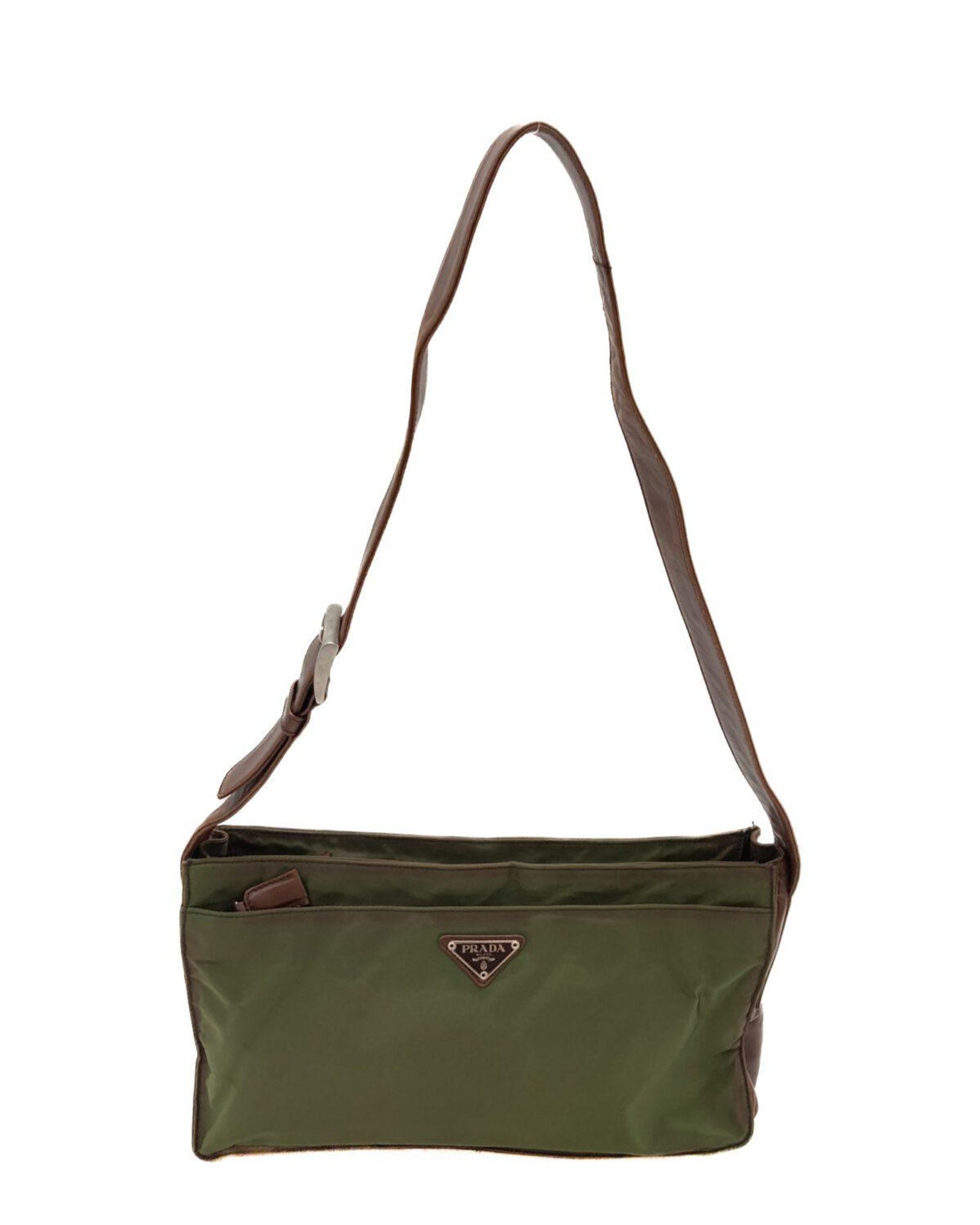 Prada Green Sidebag