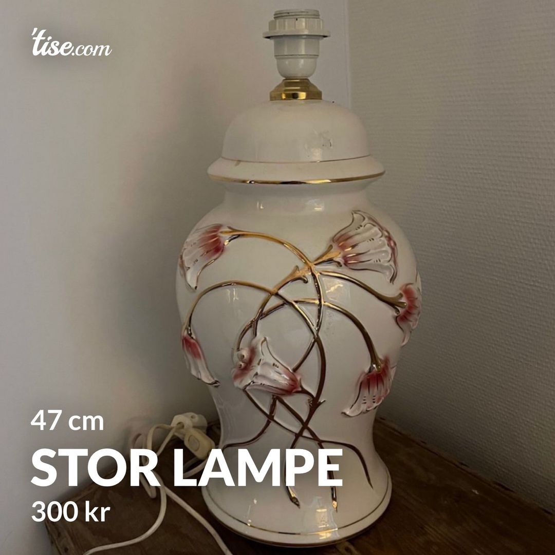 Stor lampe