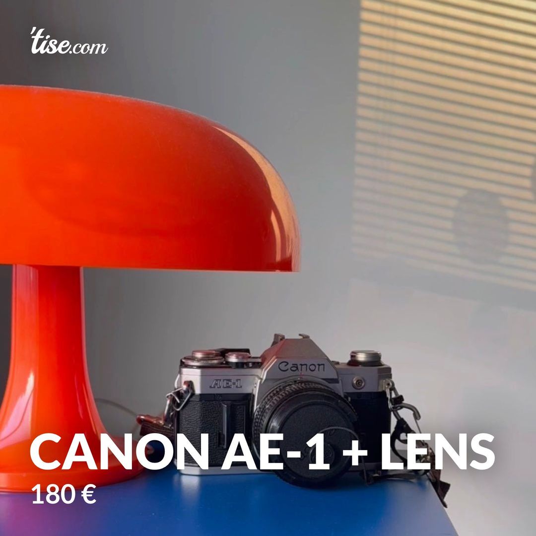 Canon AE-1 + lens