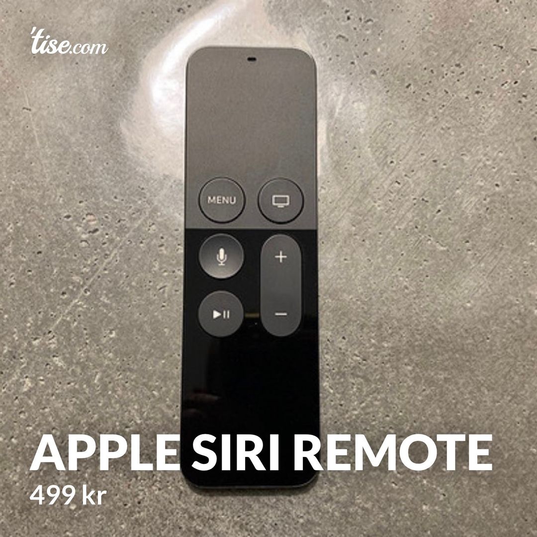 Apple Siri remote