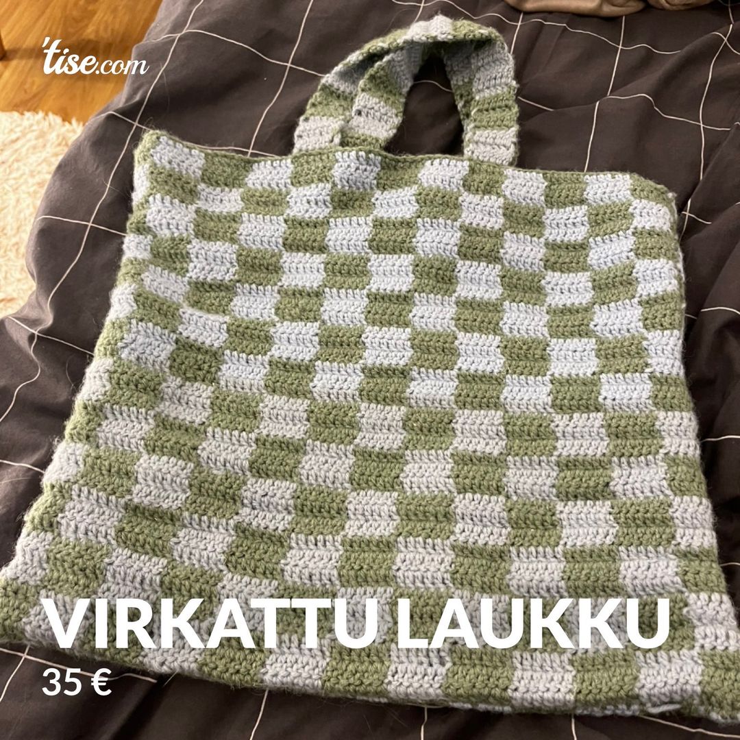 virkattu laukku