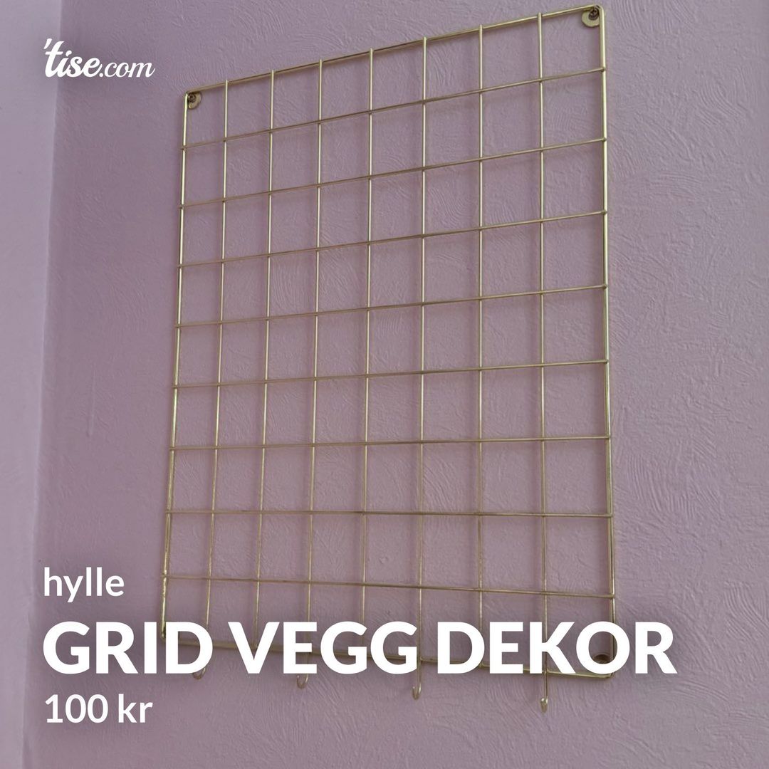 Grid vegg dekor