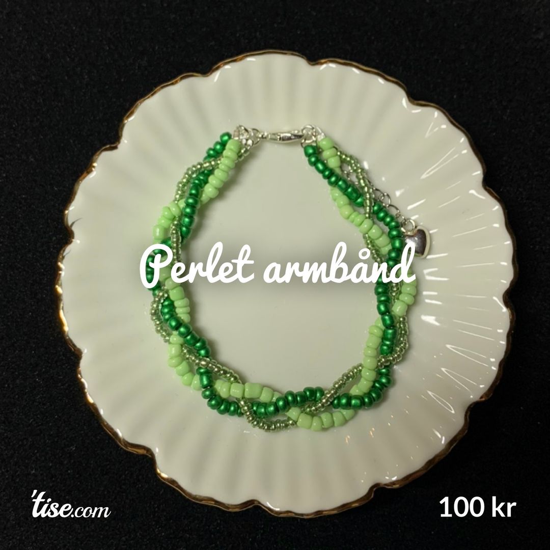 Perlet armbånd