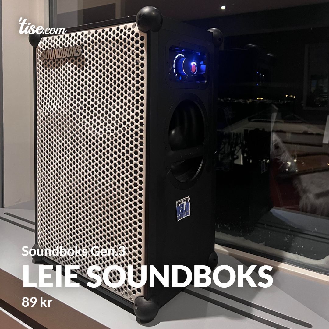Leie Soundboks