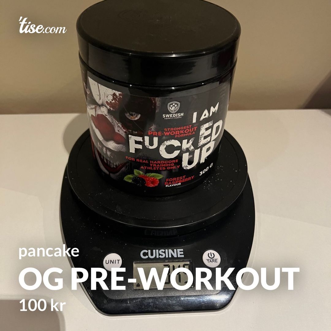 Og Pre-workout