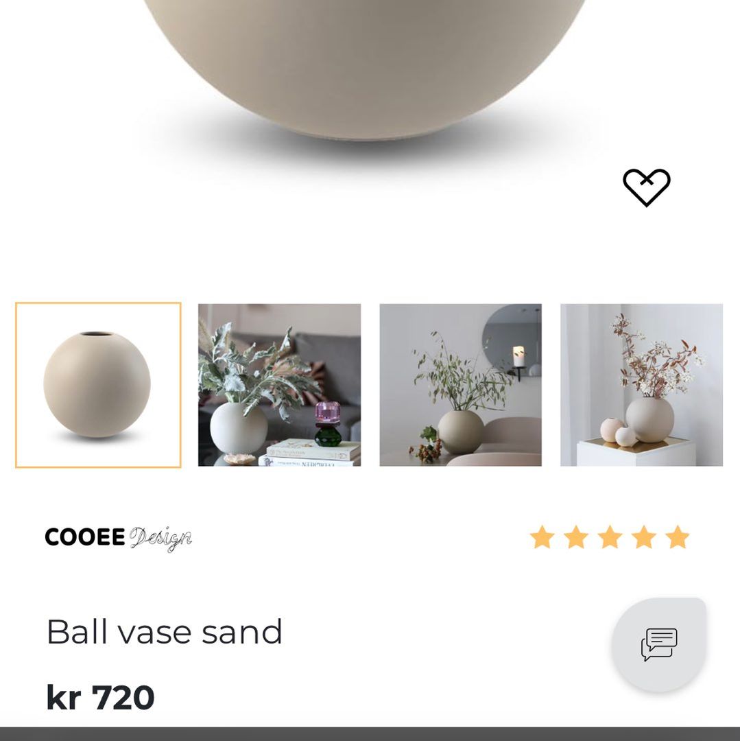 Vase cooee design