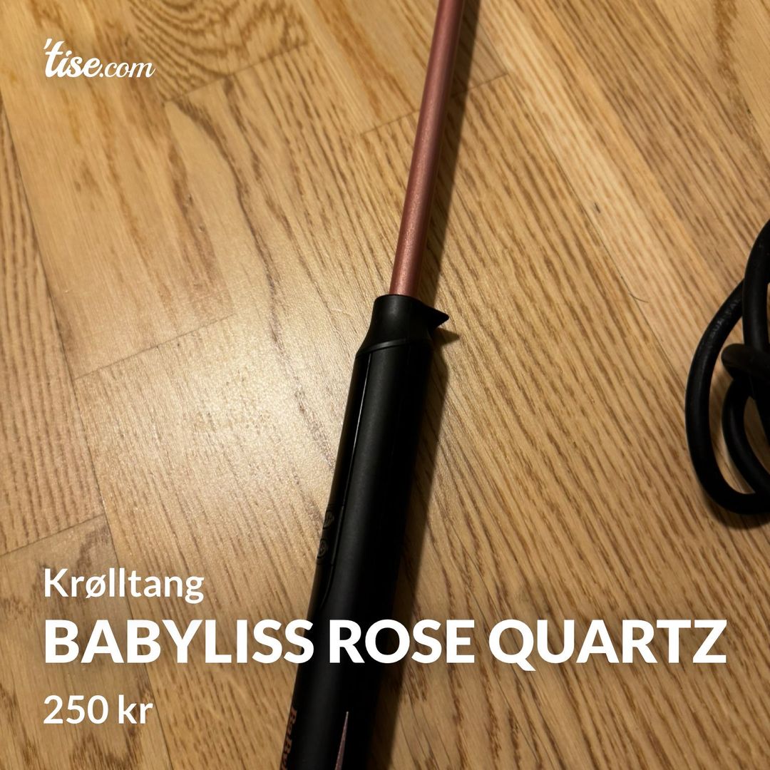 Babyliss rose quartz
